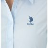 Риза по тялото с бродирано лого US Polo Assn