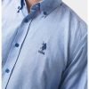 Риза с копчета на яката US Polo Assn