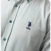 Риза с копчета на яката US Polo Assn