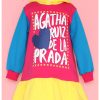 Рокля с лого и качулка Agatha Ruiz de la Prada