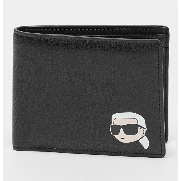 Сгъваем кожен портфейл Ikonik Karl Lagerfeld