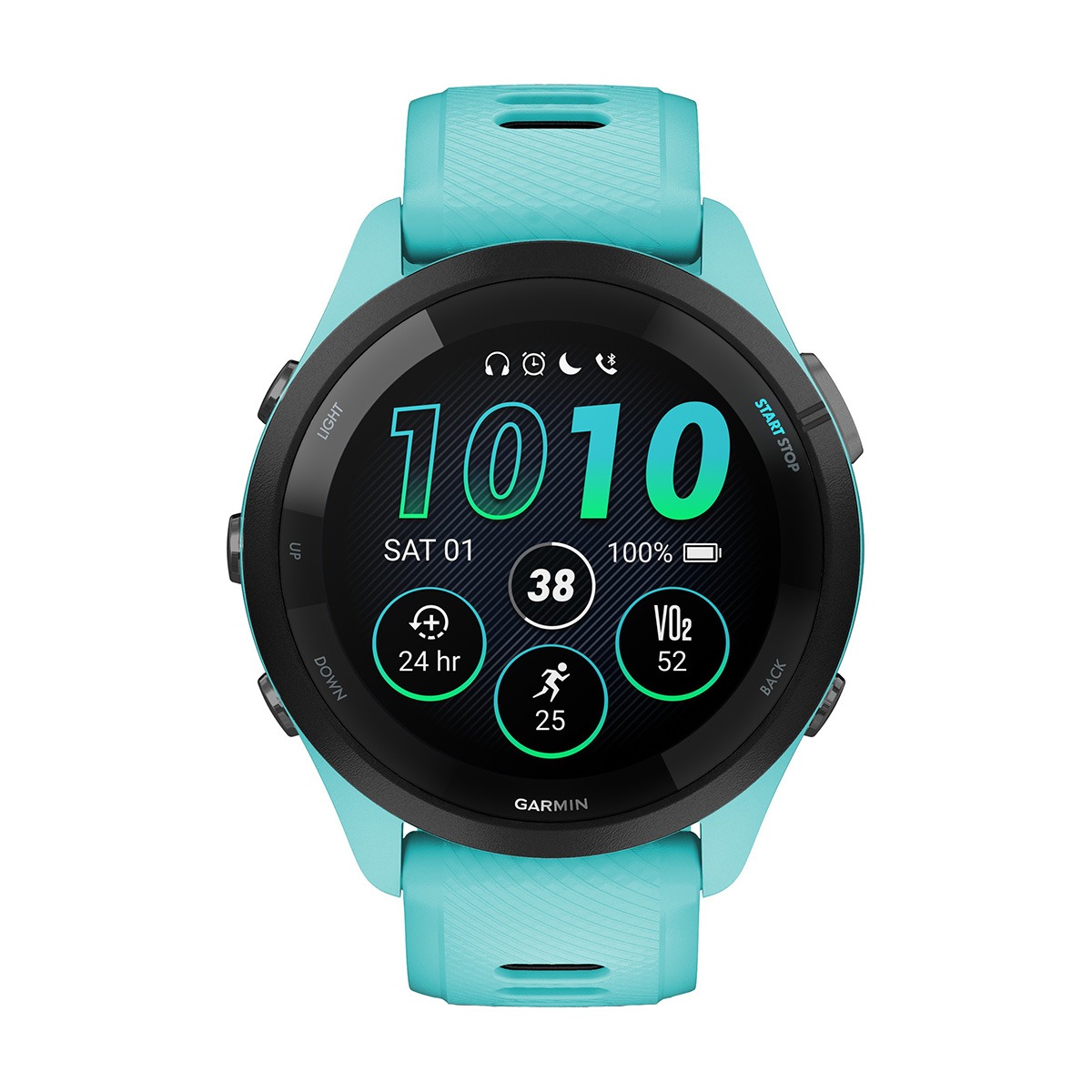 Оригинален Мъжки Смарт часовник Garmin Forerunner 265 Aqua/Black 010-02810-12