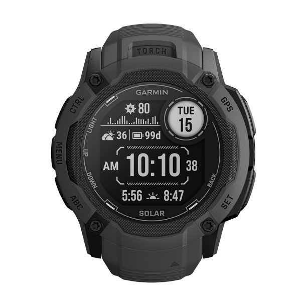 Оригинален Мъжки Смарт часовник Garmin Instinct 2X Solar Graphite 010-02805-00