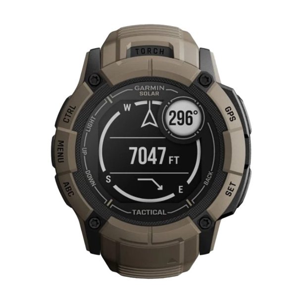 Оригинален Мъжки Смарт часовник Garmin Instinct 2X Solar Tactical Edition Coyote Tan 010-02805-02