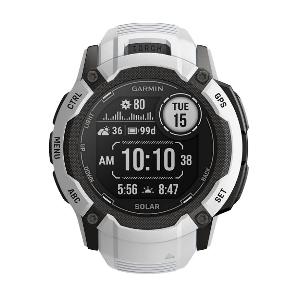 Оригинален Мъжки Смарт часовник Garmin Instinct 2X Solar Whitestone 010-02805-04