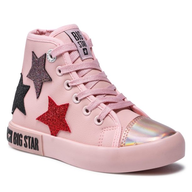 Сникърси Big Star Shoes в Розов цвят