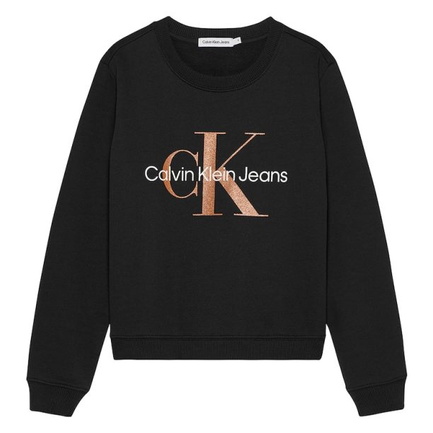 Суитшърт с бляскаво лого CALVIN KLEIN