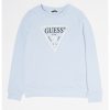 Суитшърт с овално деколте и лого GUESS JEANS