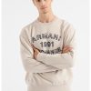 Суитшърт с овално деколте и паднали ръкави ARMANI EXCHANGE