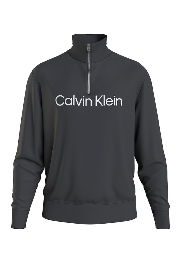 Суитшърт с органичен памук и висока яка CALVIN KLEIN