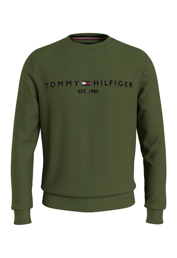 Суитшърт с органичен памук и лого Tommy Hilfiger