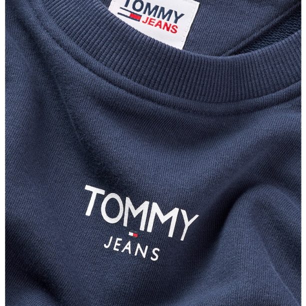 Суитшърт с органичен памук с лого Tommy Jeans