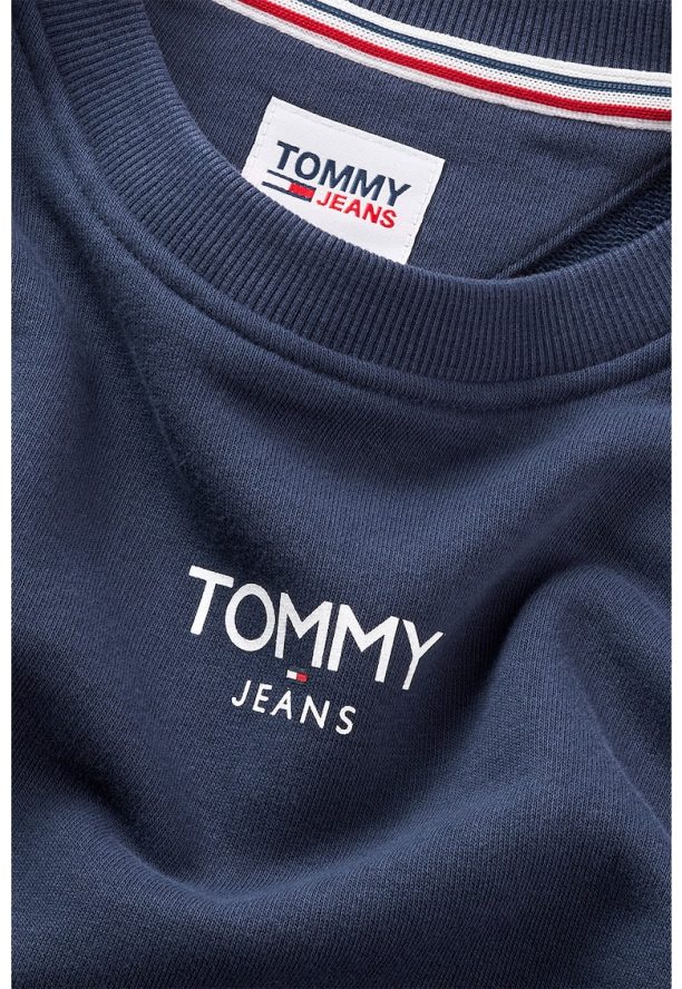 Суитшърт с органичен памук с лого Tommy Jeans