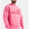 Суитшърт с паднали ръкави и лого Lacoste