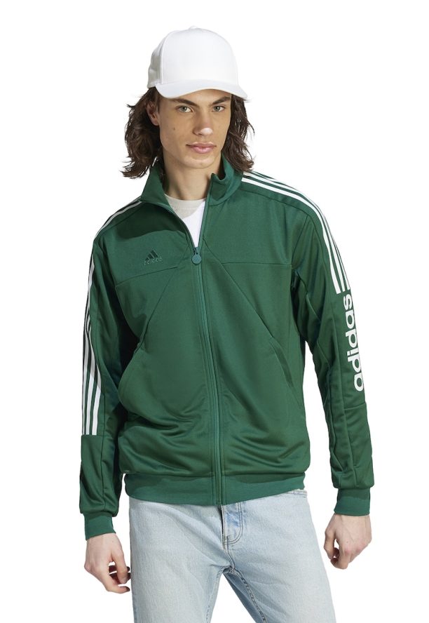 Суитшърт с цип и лого adidas Sportswear