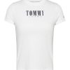 Тениска Essential с овално деколте и лого Tommy Jeans