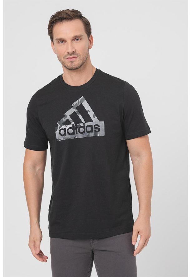 Тениска FI Camo с лого adidas Sportswear