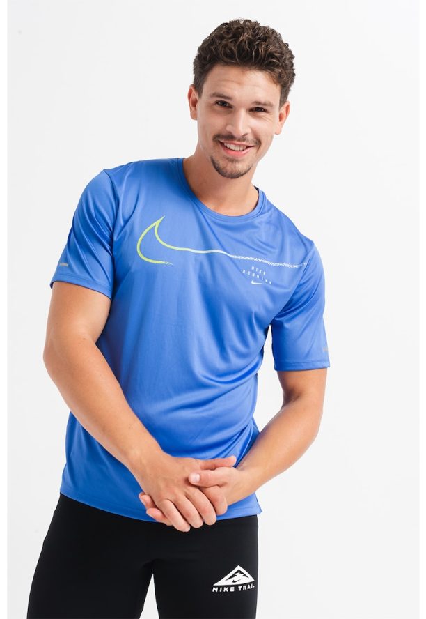 Тениска за бягане с Dri-FIT UV Run Division Miler Nike