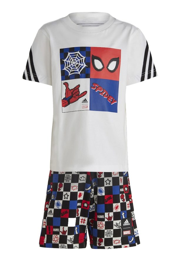 Тениска и бермуди Marvel Spider-Man adidas Sportswear