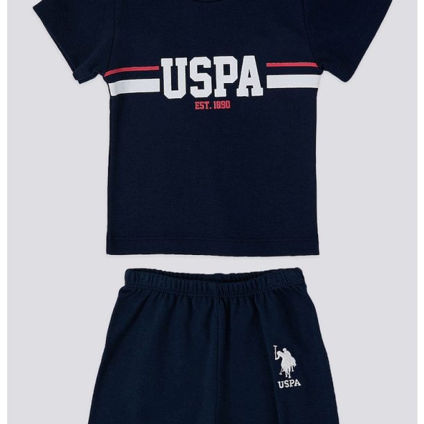 Тениска и къс панталон с лого US Polo Assn