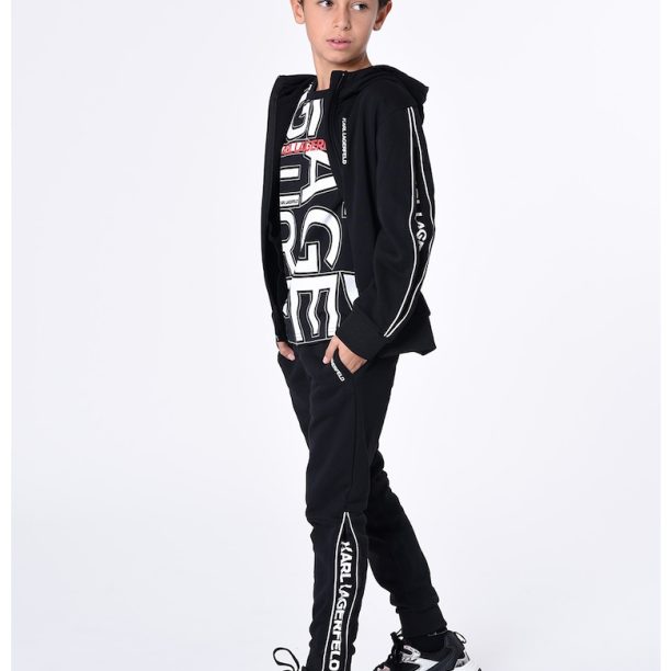 Тениска на лога KARL LAGERFELD KIDS