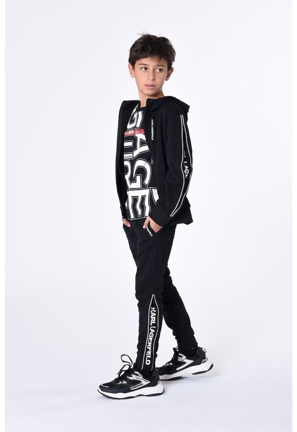 Тениска на лога KARL LAGERFELD KIDS