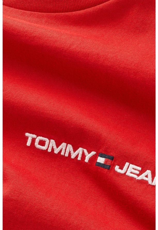 Тениска от органичен памук с лого Tommy Jeans