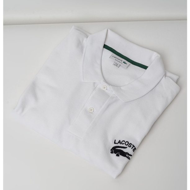 Тениска от памучно пике с яка Lacoste