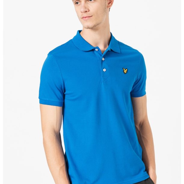 Тениска от пике с яка Lyle  Scott