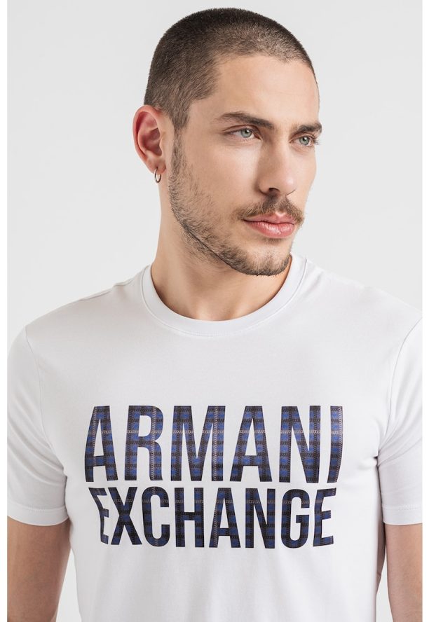 Тениска по тялото с лого ARMANI EXCHANGE