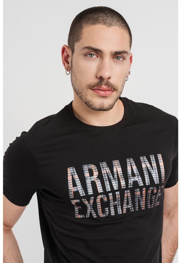 Тениска по тялото с лого ARMANI EXCHANGE