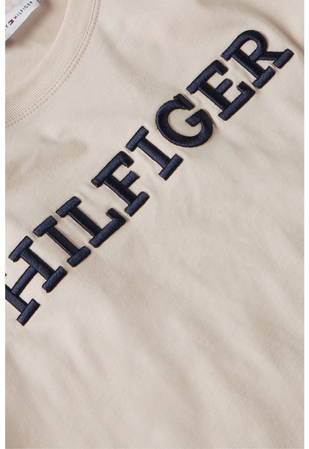 Тениска с бродирано лого Tommy Hilfiger