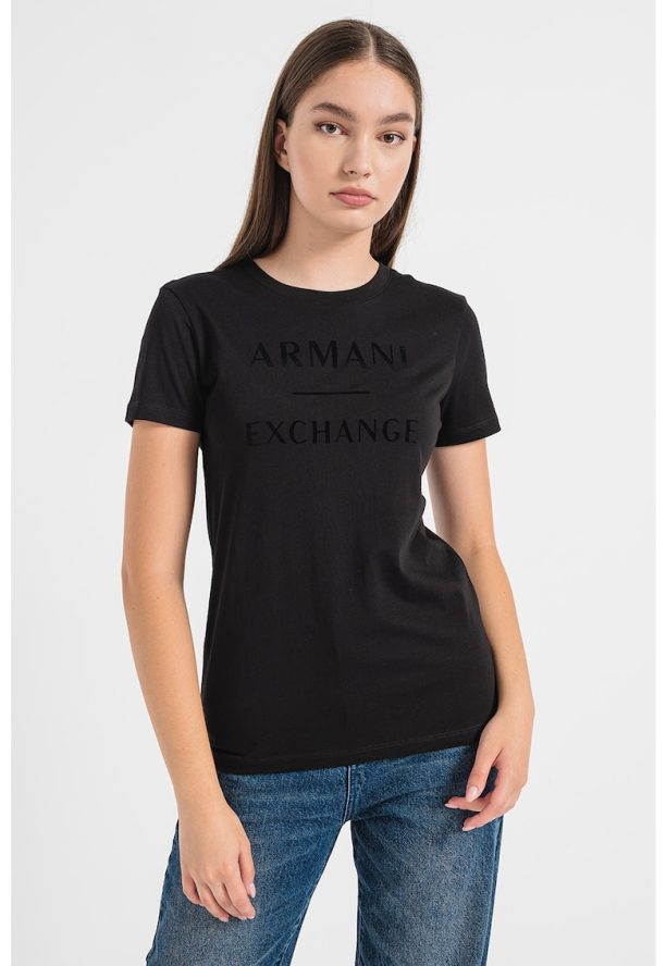 Тениска с лога ARMANI EXCHANGE