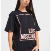 Тениска с лога Love Moschino