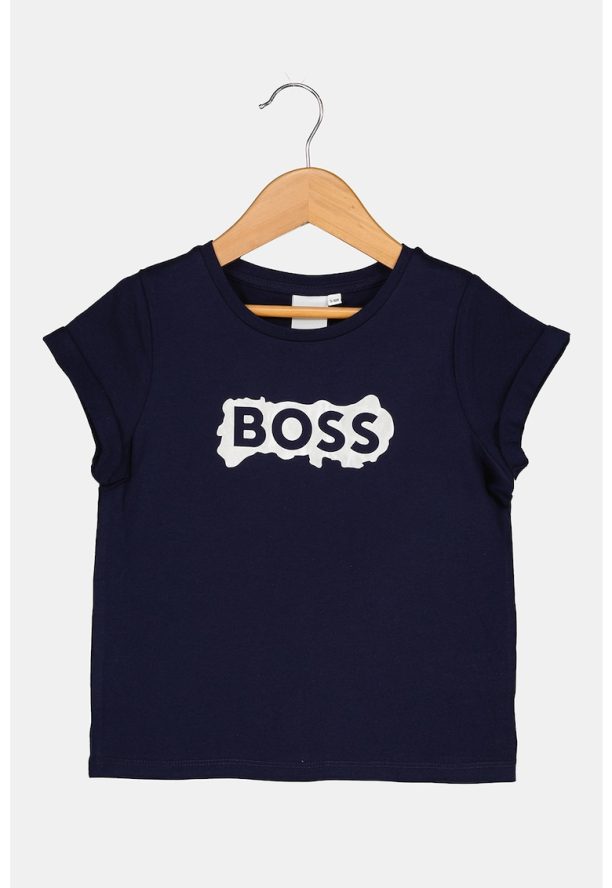 Тениска с лого BOSS Kidswear