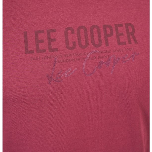 Тениска с лого Lee Cooper