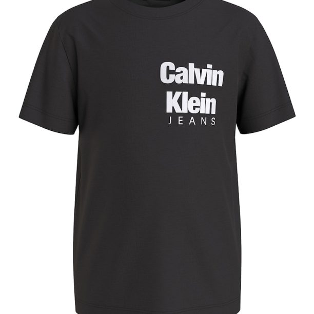 Тениска с органичен памук с лого CALVIN KLEIN