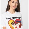 Тениска с фигурална щампа Love Moschino