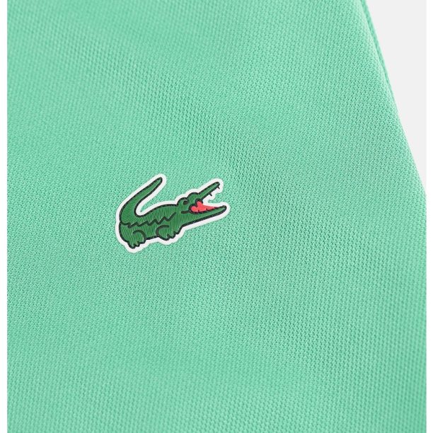 Тениска с яка и контрасти Lacoste