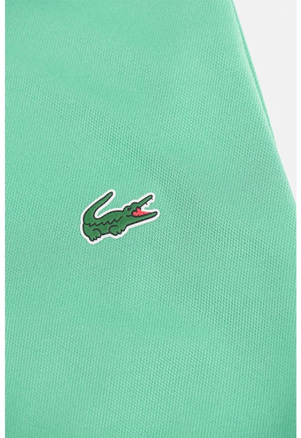 Тениска с яка и контрасти Lacoste