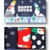 Унисекс дълги чорапи - 3 чифта Happy Socks