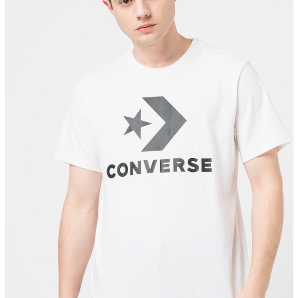 Унисекс тениска с лого Converse