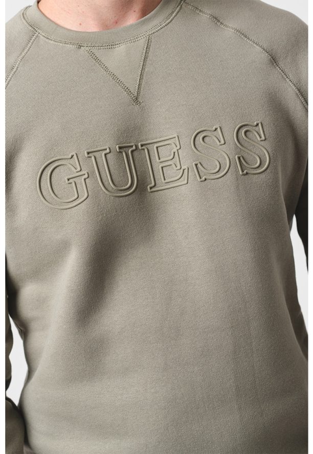 Фитнес блуза с лого на гърдите Guess