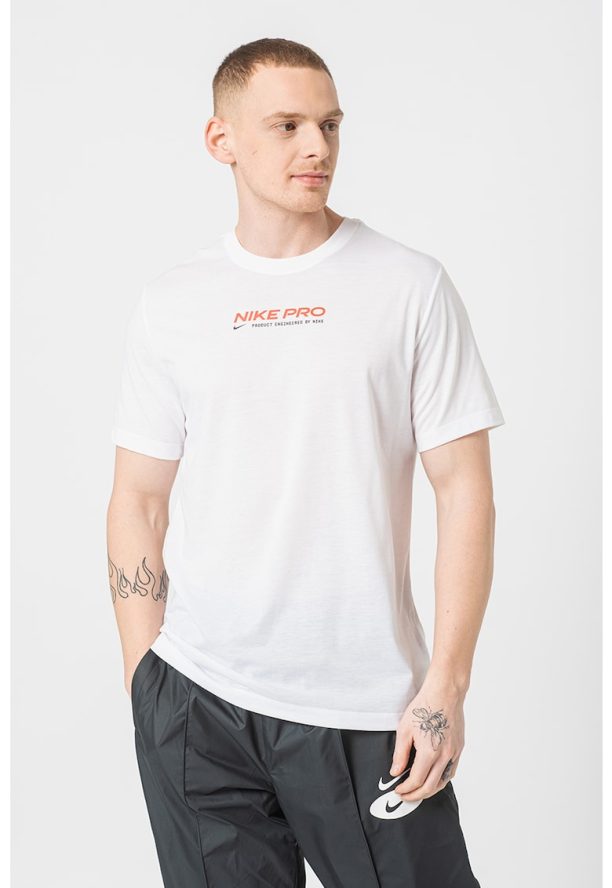 Фитнес тениска с лого и Dri Fit Nike