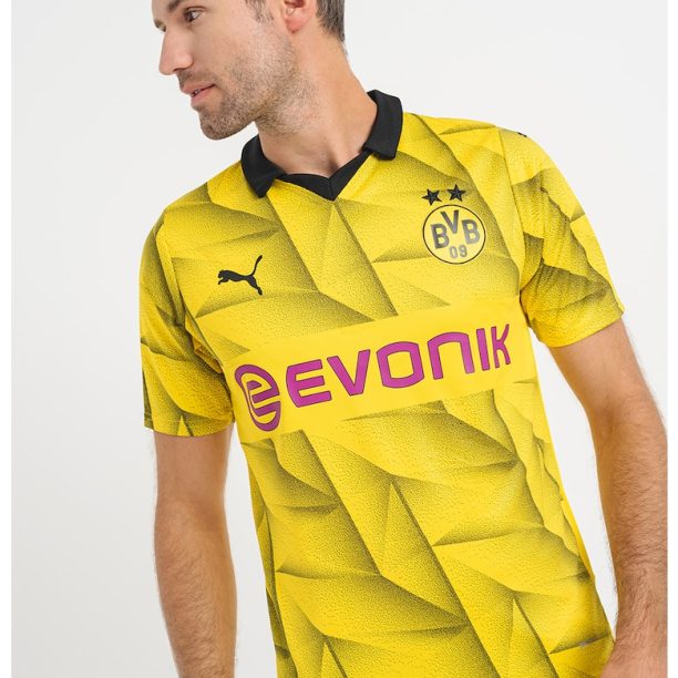 Футболна тениска BVB Jersey Replica с dryCELL и яка Puma