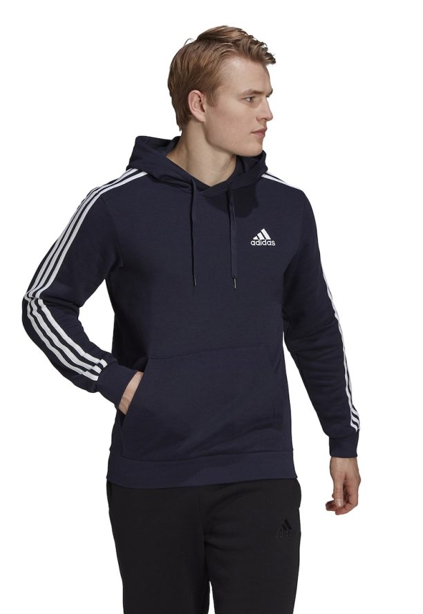 Худи Essentials с джоб кенгуру и 3 ивици adidas Sportswear