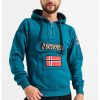 Худи Gymclass с връзка и бродирано лого Geographical Norway