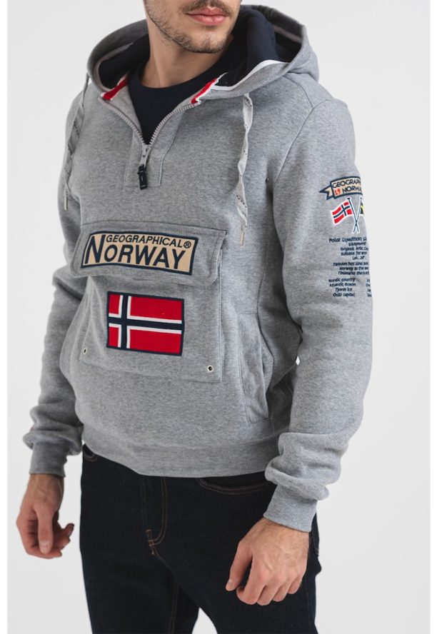 Худи Gymclass с джобове с капаче Geographical Norway