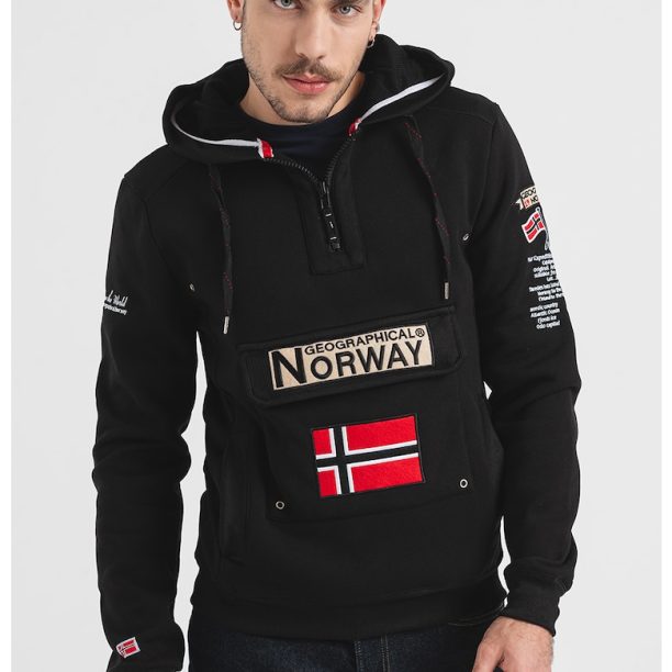 Худи Gymclass с джобове с капаче Geographical Norway