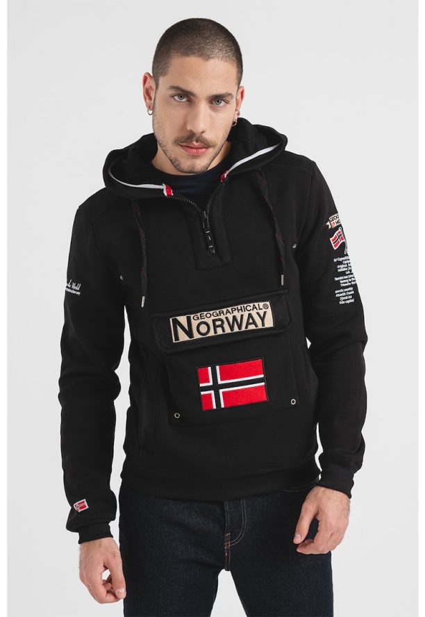 Худи Gymclass с джобове с капаче Geographical Norway